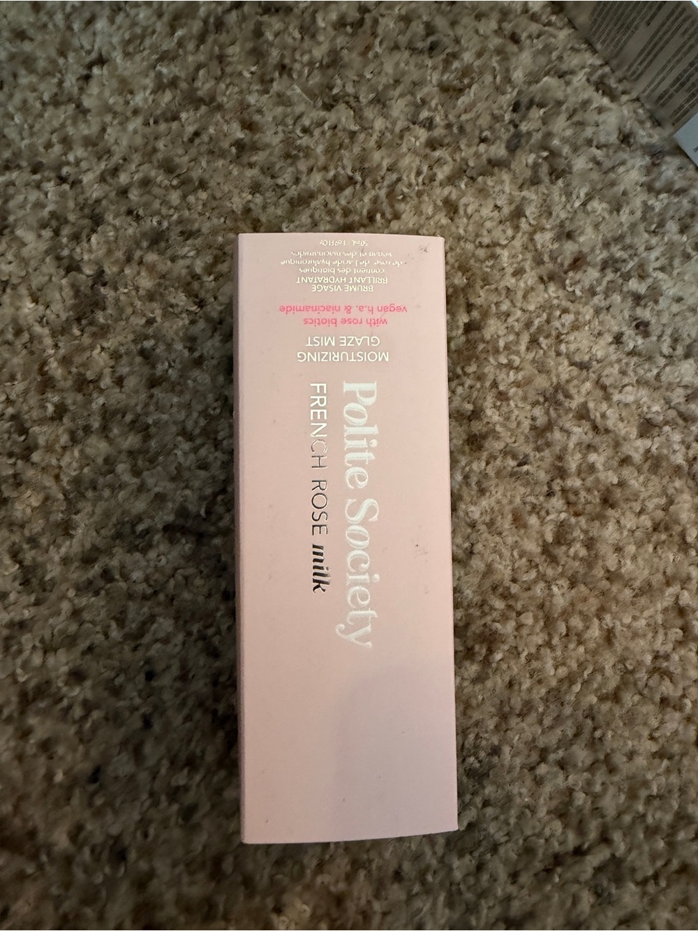 Polite Society French Rose Moisturizing Glaze Mist - Pink